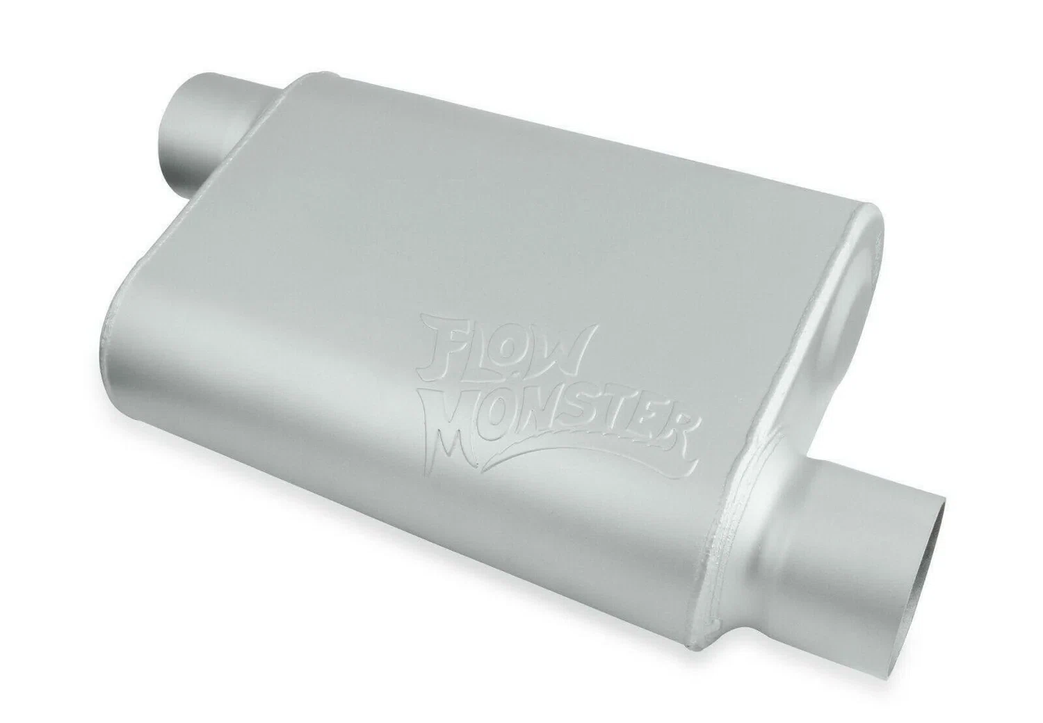 Flowmonster 2-Chamber Muffler 43043-FM 3.00 Offset Inlet _ 3.00 Offset Outlet